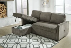 Outlet American Furniture Galleries Kerle 2-Piece Sectional with Pop Up Bed