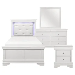 Online American Furniture Galleries Lana 6-Piece Twin Bedroom Set
