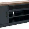 Sale American Furniture Galleries Landocken XL TV Stand W/ Fireplace Option