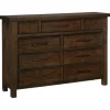 Online American Furniture Galleries Logandale 9-Drawer Dresser