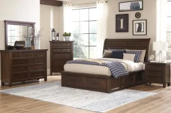 Online American Furniture Galleries Logandale 3-Drawer Nightstand