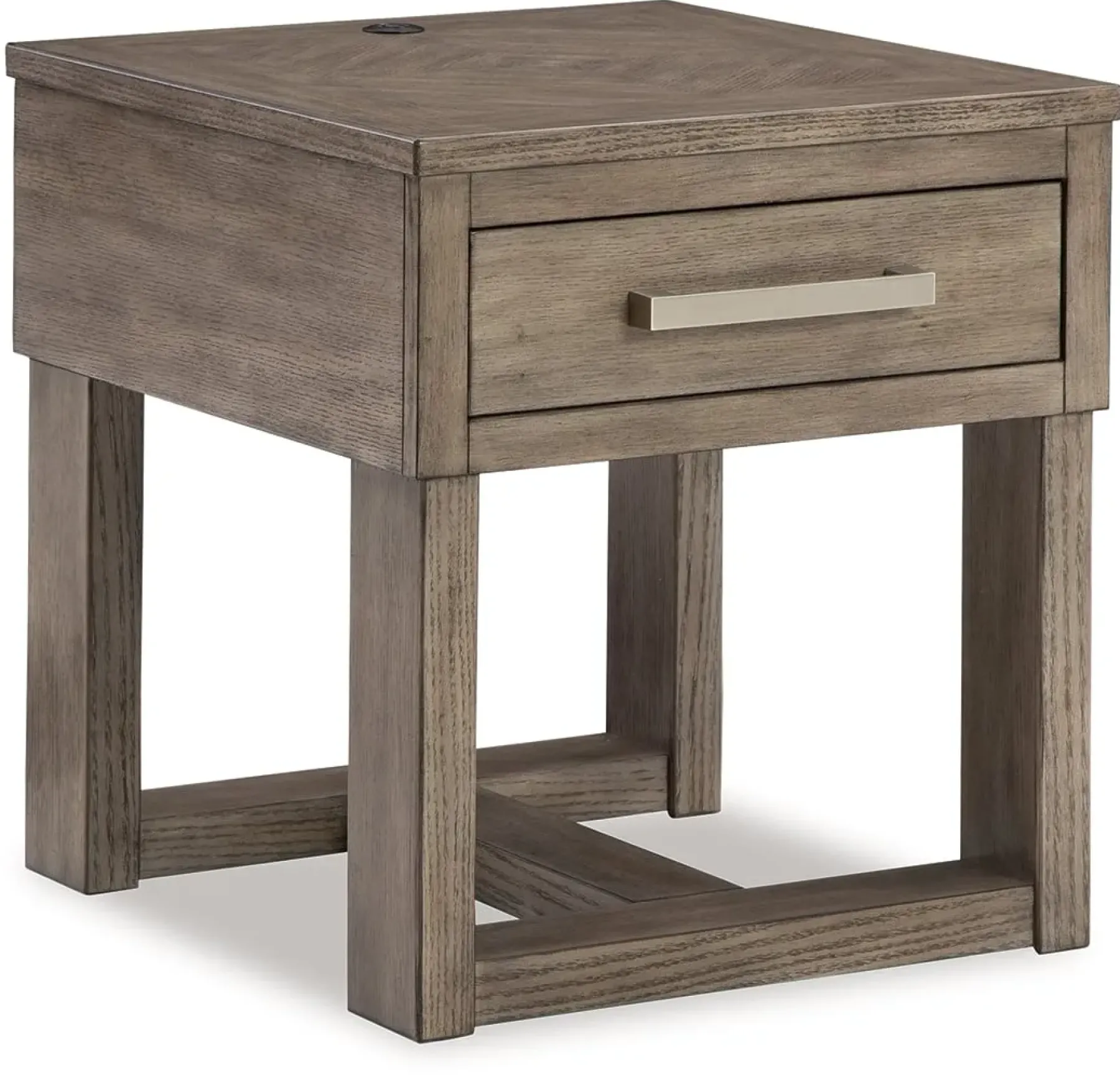 New American Furniture Galleries Loyaska Rectangular End Table