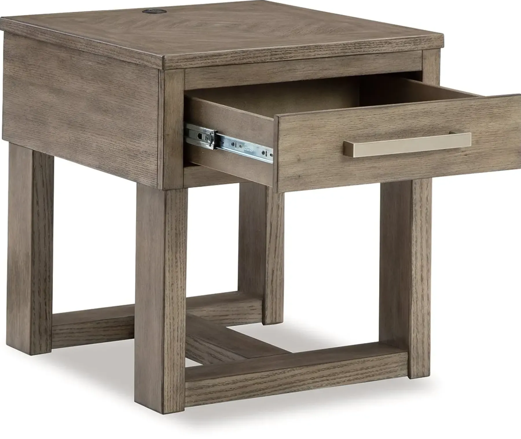 New American Furniture Galleries Loyaska Rectangular End Table