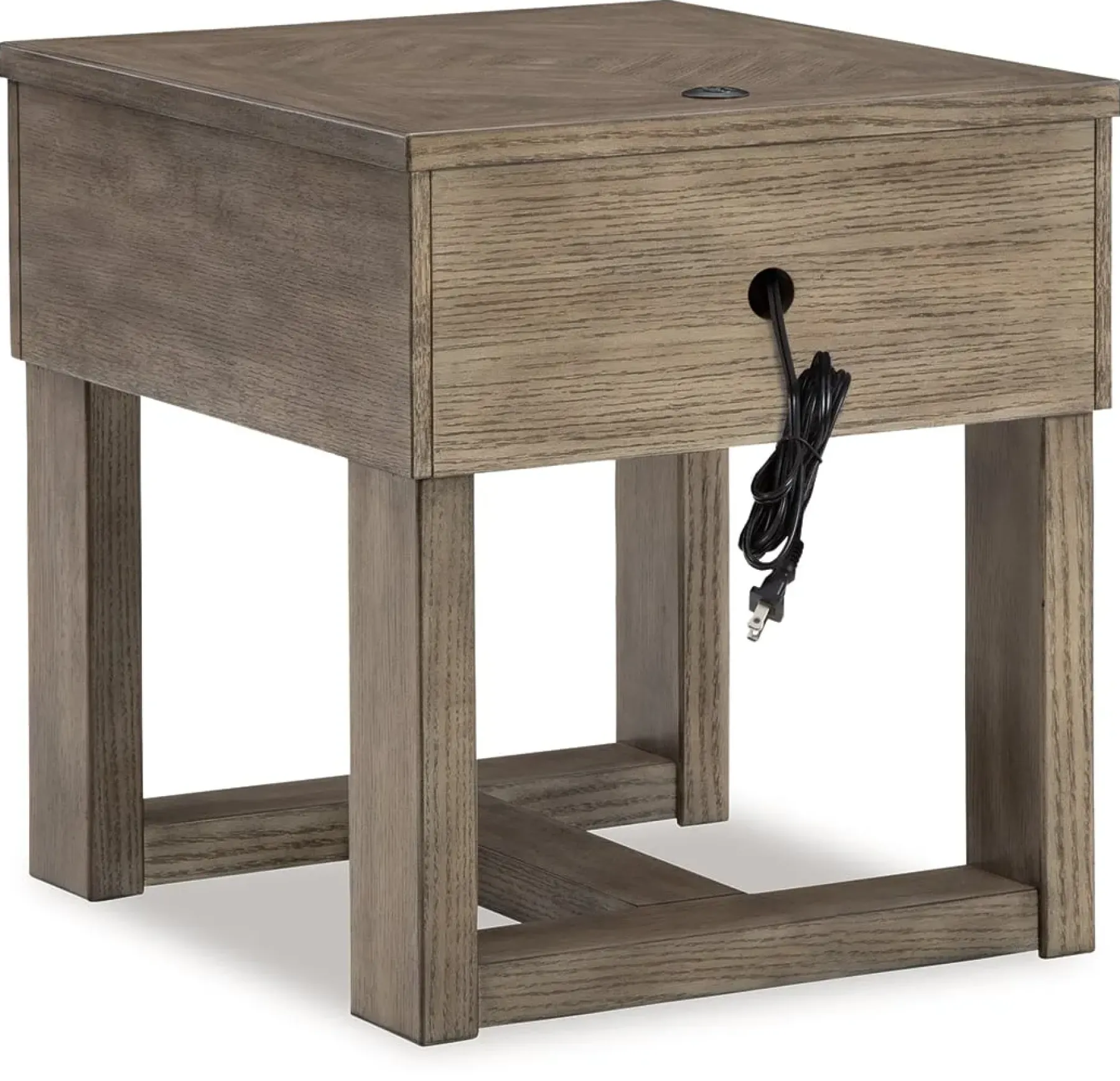 New American Furniture Galleries Loyaska Rectangular End Table