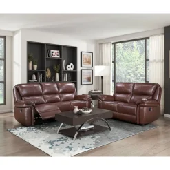 New American Furniture Galleries Lyman Double Reclining Loveseat