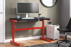 Online American Furniture Galleries Lynxtyn Adjustable Height Home Office Desk