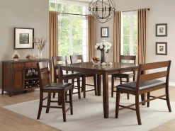 Fashion American Furniture Galleries Mantello 5-Piece Counter Height Set