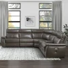 New American Furniture Galleries Maroni 6-Piece Modular Power Reclining Sectional