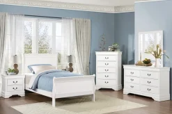 Online American Furniture Galleries Mayville 6-Piece Twin Bedroom Set
