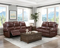Online American Furniture Galleries McCall Power Double Reclining Sofa