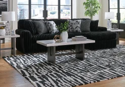Fashion American Furniture Galleries Midnight-Madness 2-Piece Sectional Sofa with Chaise