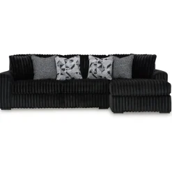 Fashion American Furniture Galleries Midnight-Madness 2-Piece Sectional Sofa with Chaise