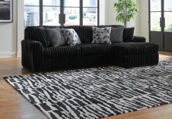 Fashion American Furniture Galleries Midnight-Madness 2-Piece Sectional Sofa with Chaise