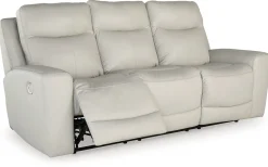 New American Furniture Galleries Mindanao Pwr Rec Sofa With Adj Headrest