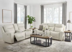 New American Furniture Galleries Mindanao Pwr Rec Sofa With Adj Headrest