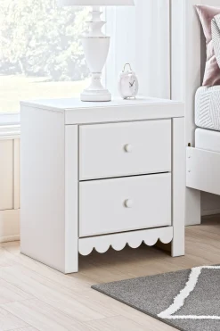 New American Furniture Galleries Mollviney 2-Drawer Nightstand