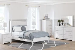 New American Furniture Galleries Mollviney 2-Drawer Nightstand