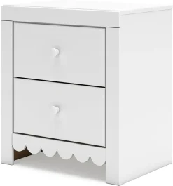 New American Furniture Galleries Mollviney 2-Drawer Nightstand