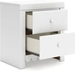 New American Furniture Galleries Mollviney 2-Drawer Nightstand