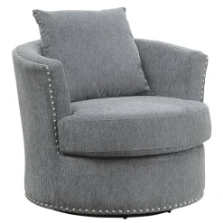 Discount American Furniture Galleries Morelia Barrel Swivel Chair
