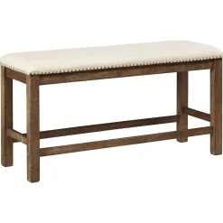 Fashion American Furniture Galleries Moriville Double Upholstered Bench