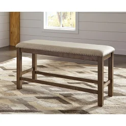 Fashion American Furniture Galleries Moriville Double Upholstered Bench