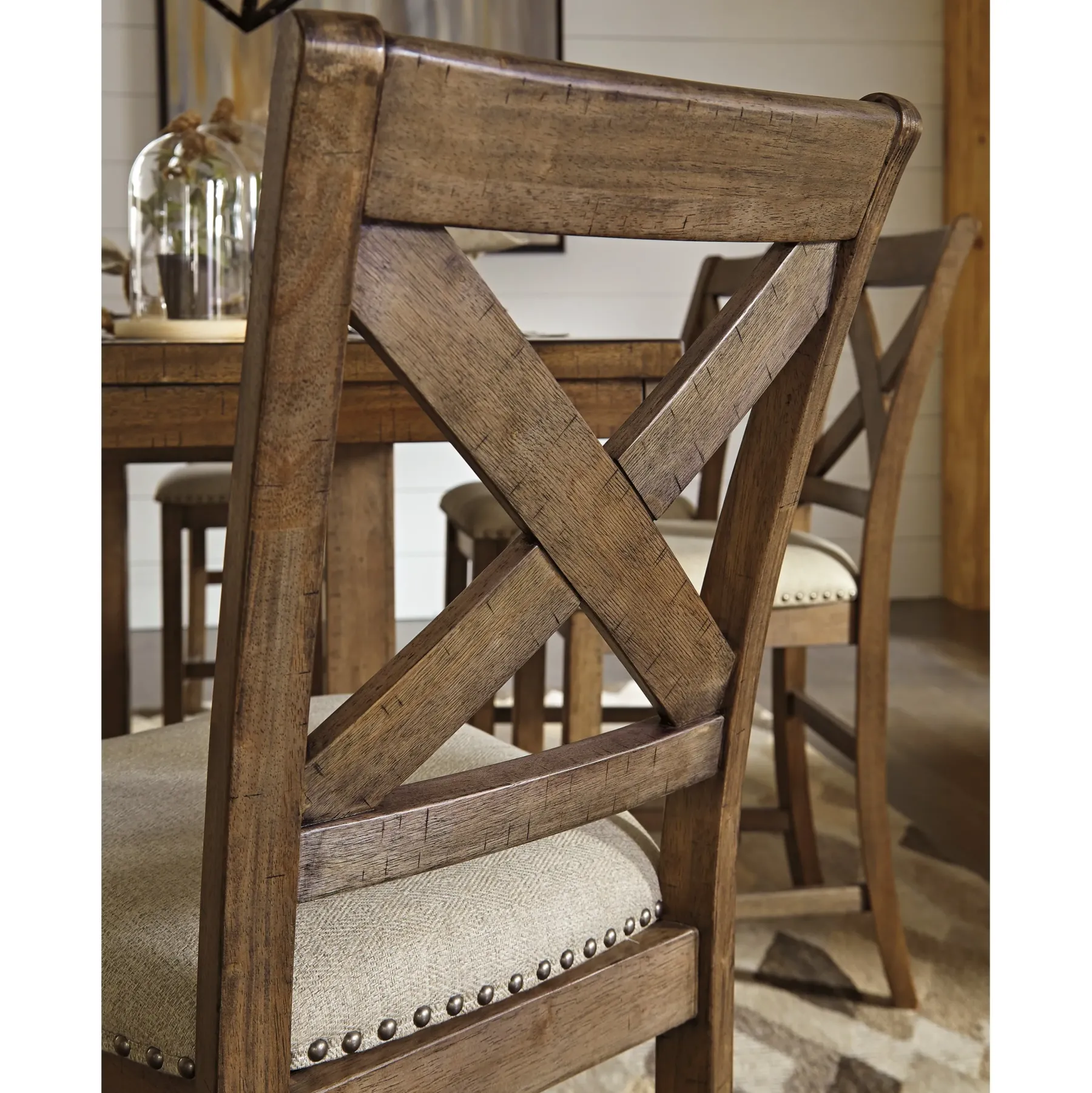 Sale American Furniture Galleries Moriville 5-Piece Counter Height Set