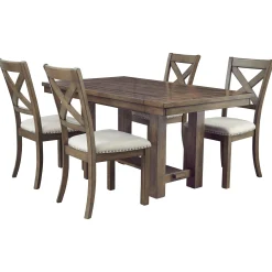 Sale American Furniture Galleries Moriville 5-Piece Dining Set