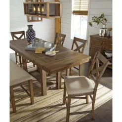 Hot American Furniture Galleries Moriville Rect. Dining Room Counter Extension Table