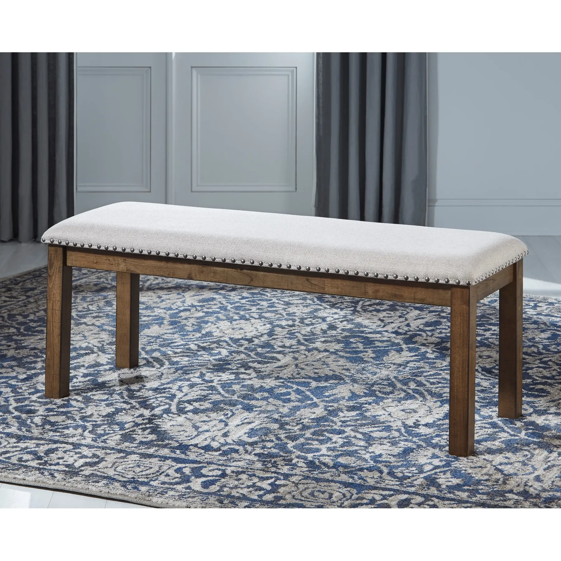 New American Furniture Galleries Moriville Upholstered Bench