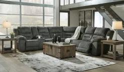 Clearance American Furniture Galleries Nettington 4-Piece Power Reclining Sectional