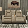 Hot American Furniture Galleries Next-Gen DuraPella Power Reclining Loveseat w/ Console