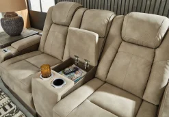 Hot American Furniture Galleries Next-Gen DuraPella Power Reclining Loveseat w/ Console