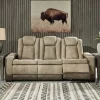 Online American Furniture Galleries Next-Gen DuraPella Pwr Rec Sofa With Adj Headrest