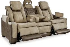 Online American Furniture Galleries Next-Gen DuraPella Pwr Rec Sofa With Adj Headrest