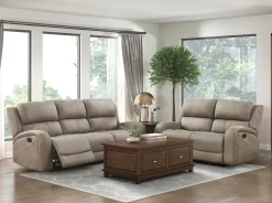Sale American Furniture Galleries Pagosa Double Reclining Loveseat