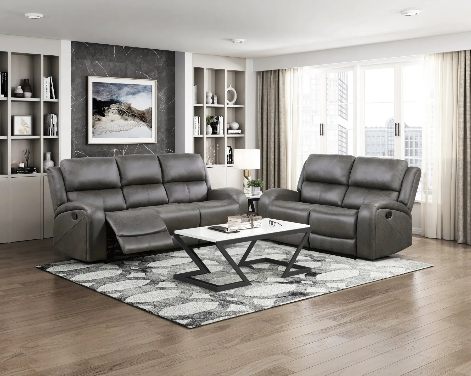 Clearance American Furniture Galleries Pagosa 2-Piece Living Room Set