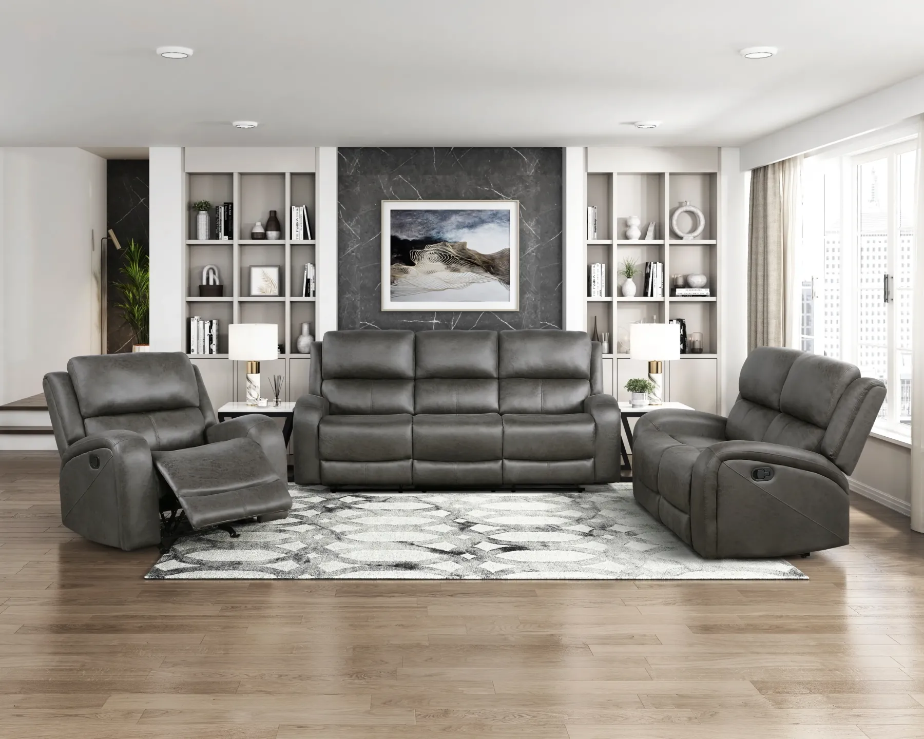 Clearance American Furniture Galleries Pagosa 2-Piece Living Room Set