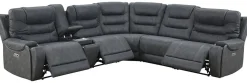 Best American Furniture Galleries 143 6-Piece Power Reclining Sectional