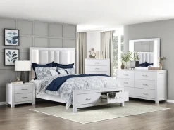 Sale American Furniture Galleries Prism 6-Piece Queen Storage Bedroom Set