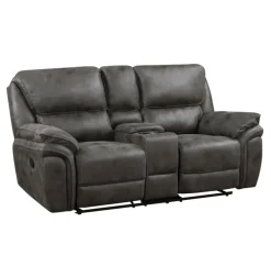 Fashion American Furniture Galleries Proctor Dual Manual Reclining Loveseat