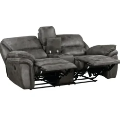 Fashion American Furniture Galleries Proctor Dual Manual Reclining Loveseat