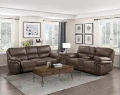 Online American Furniture Galleries Proctor Dual Manual Reclining Loveseat