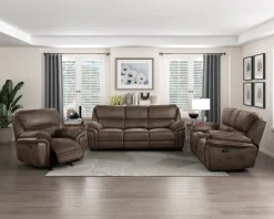 Online American Furniture Galleries Proctor Dual Manual Reclining Loveseat