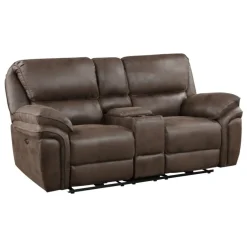 Clearance American Furniture Galleries Proctor Dual Power Reclining Loveseat