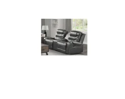 Best American Furniture Galleries Putnam Double Glider Reclining Loveseat