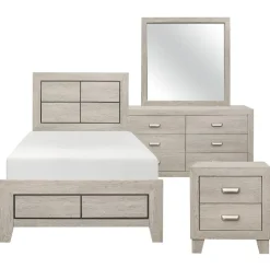 Outlet American Furniture Galleries Quinby 6-Piece Twin Bedroom Set