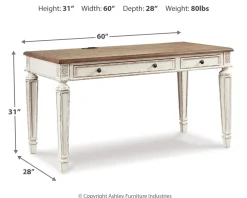 Discount American Furniture Galleries Realyn Home Office Desk