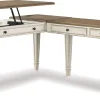 Best American Furniture Galleries Realyn 2-Piece Home Office Desk