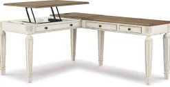 Best American Furniture Galleries Realyn 2-Piece Home Office Desk